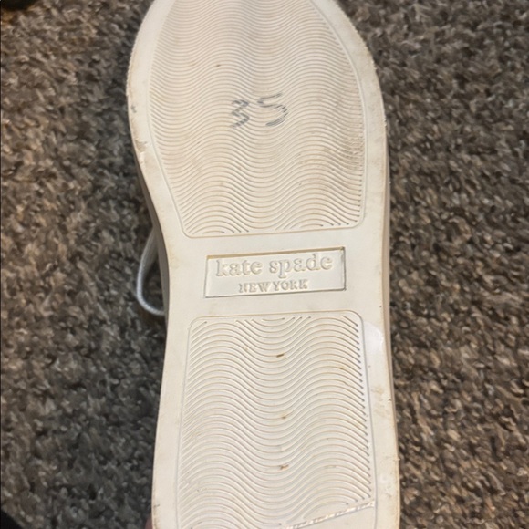 Kate Spade White Perforated Sneakers - Picture 6 of 8